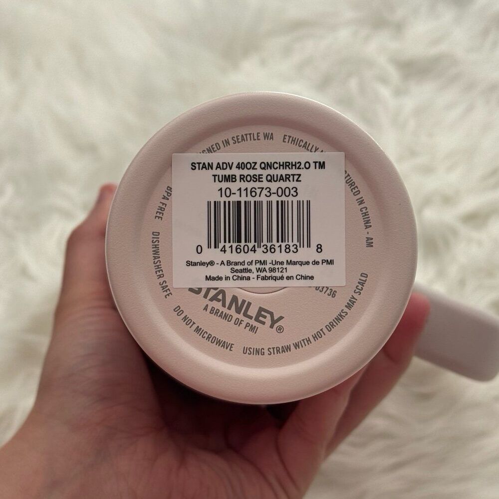 Stanley The Quencher H2.0 Flowstate Tumbler 40 OZ Rose Quartz - Picture 7 of 7
